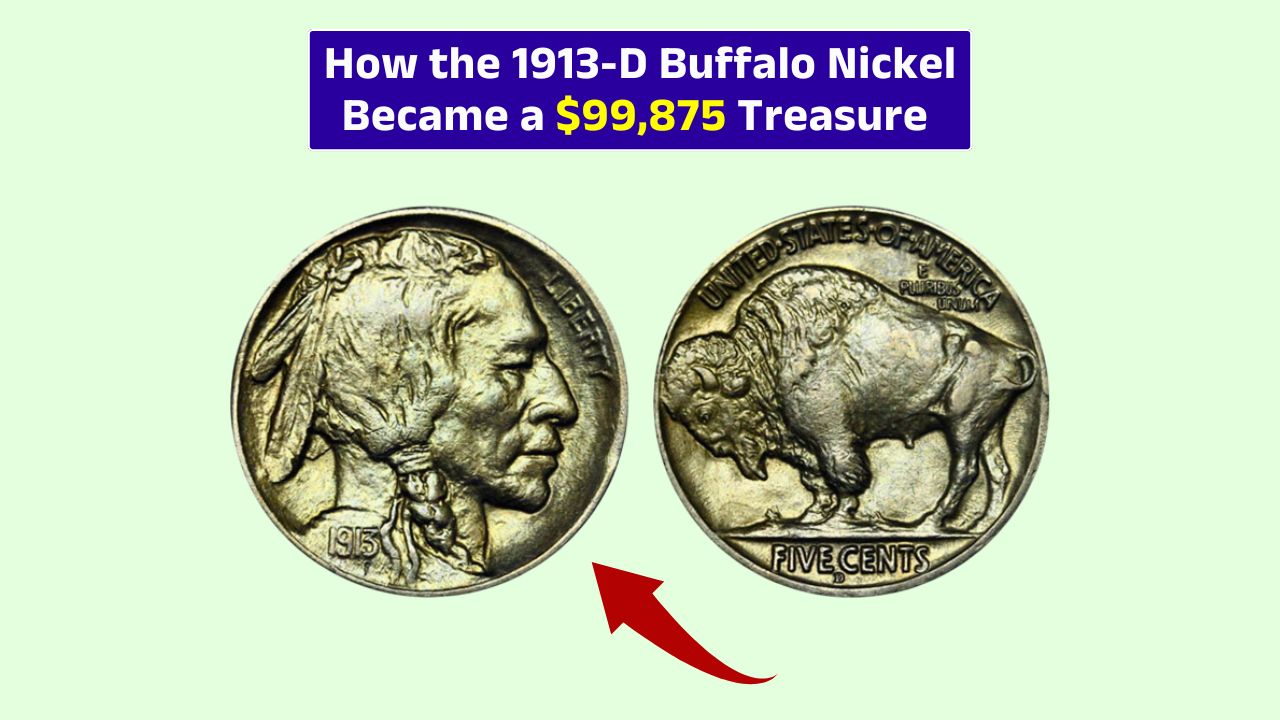 1913-D Buffalo Nickel