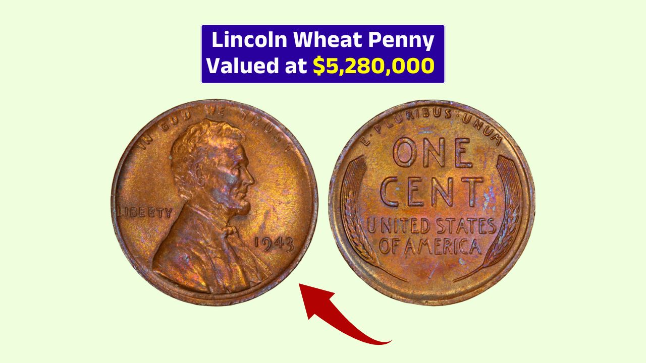 1943 copper Wheat Penny