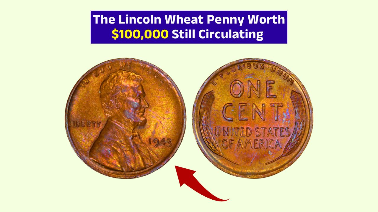 1943 copper Lincoln Wheat Penny