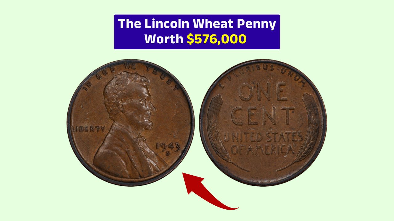 1943 bronze Lincoln Wheat Penny