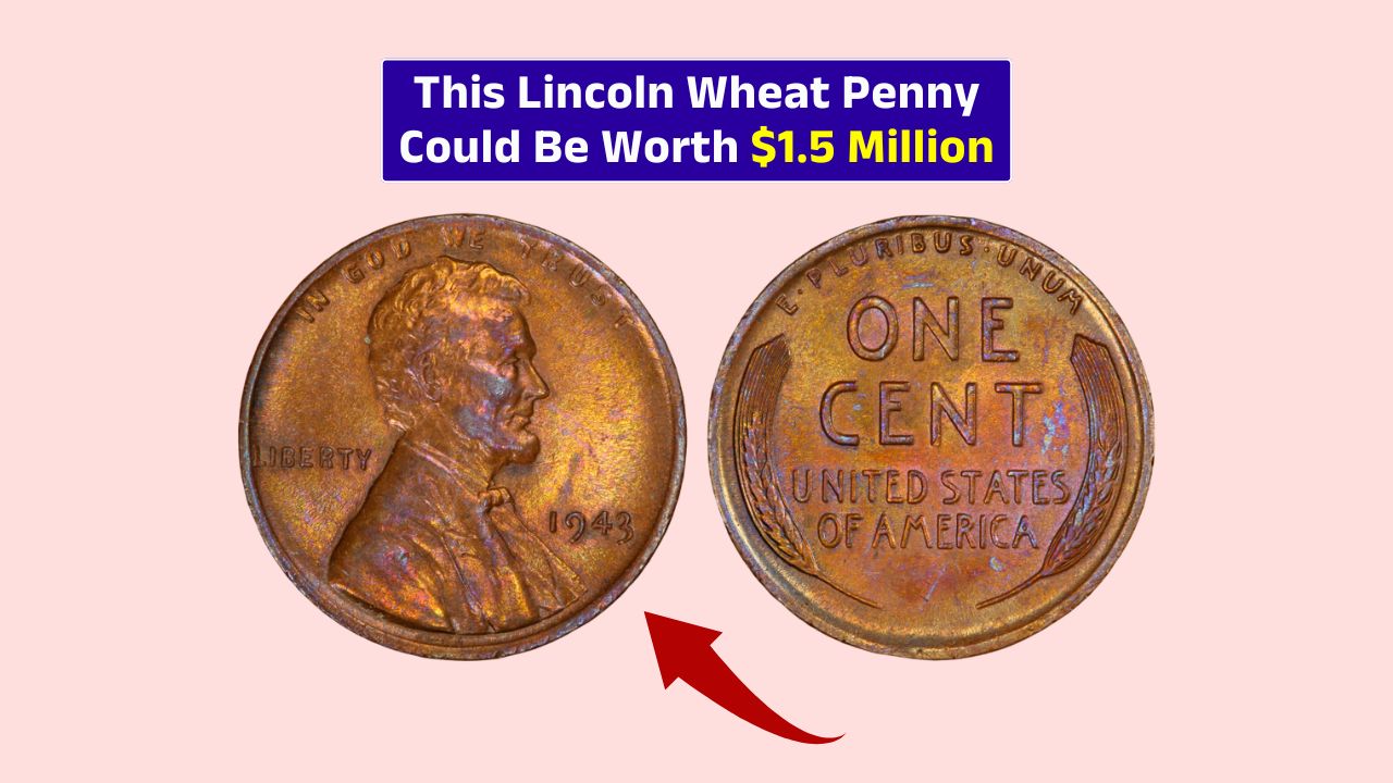 1943 copper Wheat Penny