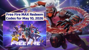 Free Fire MAX redeem codes for May 10 2026 with free diamonds and weapon skins